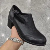 کفش اداری چرم طبیعی زنانه