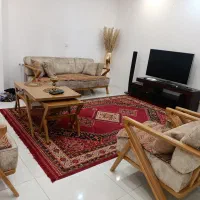 مبل  مینی‌مال راحتی  چوب راش با جلو مبلی