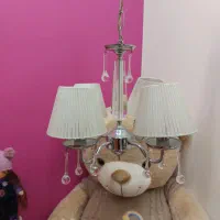 لوستر چهار شاخه استیل