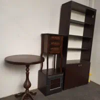 تخت یک نفره/کتابخانه/میزناهارخوری/پاتختی/میزتلفن|مبلمان خانگی و میز عسلی|مشهد, تربیت (صدف)|دیوار