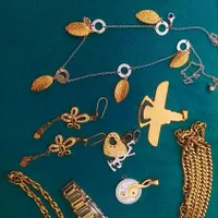 گردنبند و گوشواره و پلاک ست استیل