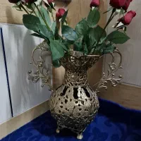 لوستر ویترین اسب گلدان دلفین برنز|لوستر و چراغ آویز|قم, باغ شریفی|دیوار