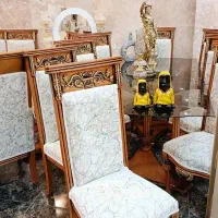 هفت سرویس ناهارخوری 8 نفره تمام چوب راش|میز و صندلی غذاخوری|تهران, تهرانپارس شرقی|دیوار