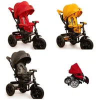 سه چرخه دسته دار، موزیکال دار ،چراغ دار نو وآکبند|اسباب‌‌بازی|تبریز, |دیوار