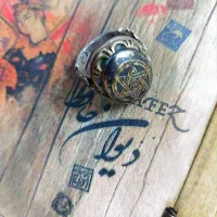 انگشتر نقره سنگ حدید.۱۲ گرم