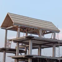 سربندی کلبه چوبی نجاری حلب سقف کاذب راویز پرسیانا