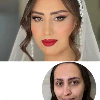 تخفیف خدمات میکاپ و شنیون عروس تضمینی