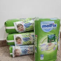 پوشک سایزیک مولفیکس 40 عددی ودستمال مرطوب