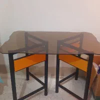 میز شیشه ای ناهار خوری