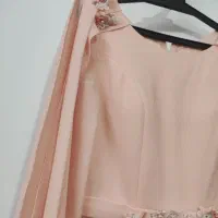 لباس مجلسی زنانه صورتی سایز ۳۸ کماستفاده|لباس|دامغان, |دیوار