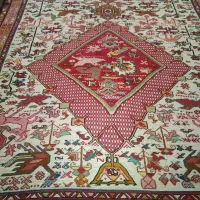 ورنی تمام ابریشم|گلیم، جاجیم، گبه|تبریز, |دیوار