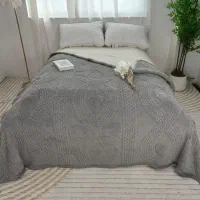 پتو گوسفندی یا تدی وارداتی|رختخواب، بالش، پتو|ساوه, |دیوار