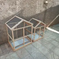 قفس چوبی برای عروس هلندی مرغ عشق قناری فنچ|لوازم جانبی حیوانات|بیرجند, |دیوار