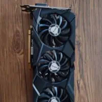 کارت گرافیک rx590سه فن سالم