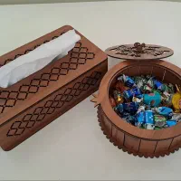 کاردرمنزل ساخت جعبه کادو