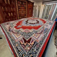 فرش کاشان فرش ۹ متری لاکی قرمز بی سی اف|فرش|مشهد, امیر المومنین|دیوار