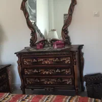 سرویس خواب چوب راش در حد نو|تخت و سرویس خواب|کرج, کیانمهر|دیوار