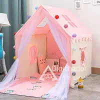 چادر بازی کلبه ای نوجوان پرنسس صورتی وارداتی