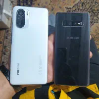 پوکوf3 5gو گالاکسیS10 plusدرحد128گیگ رم8