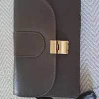 کیف دستی دسته چکی رمز دار طرح چرم نو