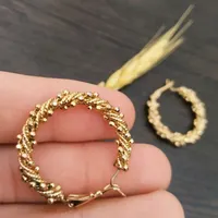 گوشواره آویزی ژوپنیگ اصل آبکاری طلا