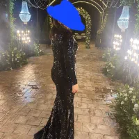 پیراهن مجلسی دنباله دار|لباس|ساری, |دیوار