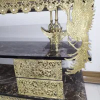 میز تلویزیون برنجی پُرکار|میز تلویزیون|محمدشهر, محمدشهر|دیوار