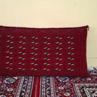 پشتی ترکمن اصل دستبافت بزرگ|پشتی|بیرجند, |دیوار