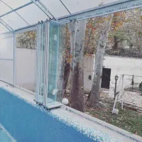 شیشه سکوریت میرال تاشو اتوماتیک نرده پارتیشن|خدمات پیشه و مهارت|کرج, گلشهر|دیوار