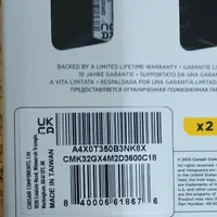 2ماژول 16گیگابایتی رمDDR4با فرکانس3600 برند کورسیر|قطعات و لوازم جانبی رایانه|همدان, |دیوار