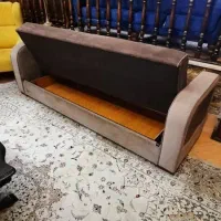 مبل راحتی تختخواب شو ترک مارک هدف باکس دار|مبلمان خانگی و میز عسلی|نوشهر, |دیوار