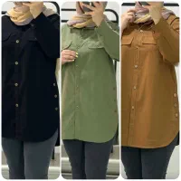 مانتو کتان کش درجه یک