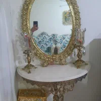 آینه وشمدان برنز