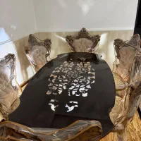 سلام میز نهار خوری ۶نفره توضیحات رو بخونید