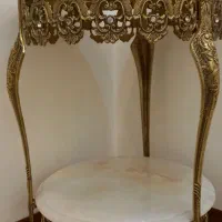 میز تلفن برنز۲طبقه
