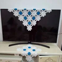 ست بافتنی عروس...|پرده، رانر، رومیزی|قم, ناصردیوان|دیوار