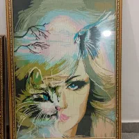 قاب عکس قدیمی وتابلو فرش