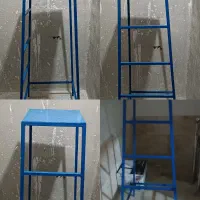 چهارپایه فلزی ۱۶۰ سانتیمتری رنگ کورهای محکم و نو