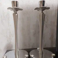 شمعدون نقره ۲ عدد