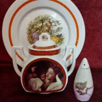 ظروف قهوه خوری ژاپن قندان دیوارکوب نمکدان قدیمی|ظروف سرو و پذیرایی|تهران, شکوفه|دیوار