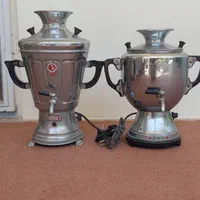 دو مدل سماور نو برقی و سماور کارکرده گازی سالم|سماور، چای‌ساز، قهوه‌ساز|بابلسر, |دیوار