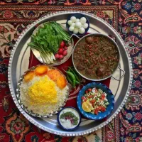 غذای بیرون بر سنتی ایرانی