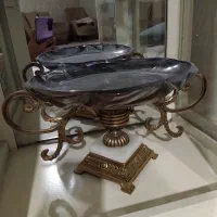 سه تیکه اصلی پذیرایی پایه برنج|ظروف سرو و پذیرایی|ری, عباسآباد|دیوار