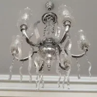 لوستر کریستال شش شاخه