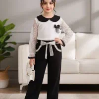 ست شومیز شلوار مجلسی|کفش و لباس بچه|قم, نوبهار|دیوار