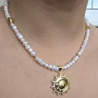 گردنبند گارنت جواهر دستساز تورمالین نقره تایلندی|بدلیجات|تهران, پامنار|دیوار
