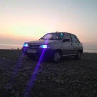 پراید نقره ای دوگانه کار خانه