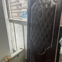 یک عدد درب چوبی روکش ملامینه راست باز شو