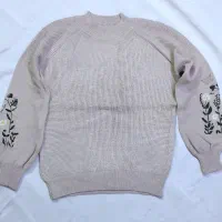 بلوز بافت آستین گلدوزی|لباس|مرند, |دیوار