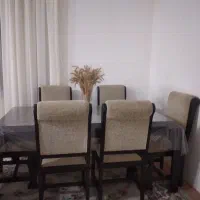 میز نهار خوری شش نفره|میز و صندلی غذاخوری|آشخانه, |دیوار